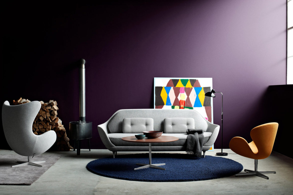 как подобрать цвет дивана к стенам