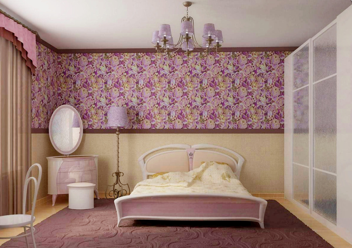 Выбираем обои для спальни: 50 лучших фото идей в разных стилях
